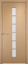 Межкомнатная дверь VERDA ТИП С-12 (остекленная, финиш пленка)