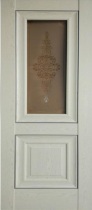 Межкомнатная дверь Терри М 62 (остекленная, экошпон)