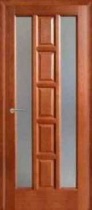 Межкомнатная дверь Двери Беларусь Квадро (остекленная, шпон)