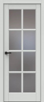 Межкомнатная дверь Quest Doors QD 8 (остекленная, экошпон)
