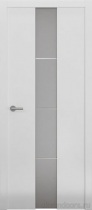 Межкомнатная дверь Perfecto Porte Avorio-5 (остекленная, эмаль)