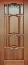 Деревянная дверь Ампир ПВО (остекленная, лак)