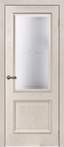 Межкомнатная дверь Тандор Лагерта (остекленная, шпон,эмаль)