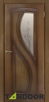 Межкомнатная дверь Тандор Леди 2 (остекленная, шпон)