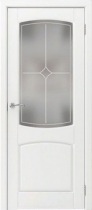 Межкомнатная дверь Тандор Беннати 2 (остекленная, эмаль)
