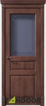 Межкомнатная дверь Тандор Уинстон (остекленная, лак)