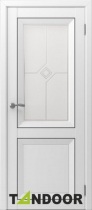 Межкомнатная дверь Тандор Деканто (остекленная, soft touch)
