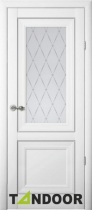 Межкомнатная дверь Тандор Гранд 8 (остекленная, soft touch)