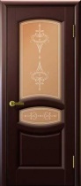 Межкомнатная дверь Добрый стиль Анастасия (остекленная, шпон)