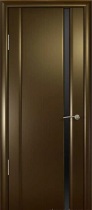 Межкомнатная дверь Океан Шторм-1ч (остекленная, шпон)